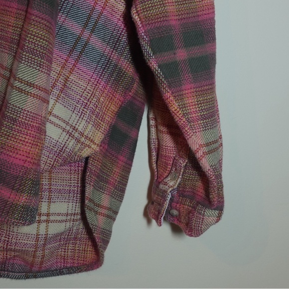 American Eagle Outfitters Women’s Oversized Flannel Shirt XL - Picture 10 of 13